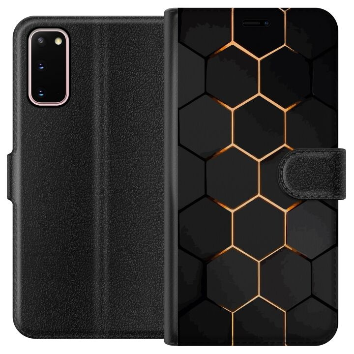Plånboksfodral till Samsung Galaxy S20 med Lyxigt Mönster motiv i gruppen SMARTPHONE & SURFPLATTOR / Mobilskydd / Samsung hos TP E-commerce Nordic AB (A62061)