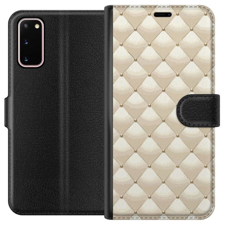 Plånboksfodral till Samsung Galaxy S20 med Guldglans motiv i gruppen SMARTPHONE & SURFPLATTOR / Mobilskydd / Samsung hos TP E-commerce Nordic AB (A62062)
