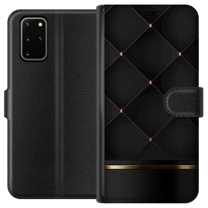 Plånboksfodral till Samsung Galaxy S20+ med Lyxig linje motiv i gruppen SMARTPHONE & SURFPLATTOR / Mobilskydd / Samsung hos TP E-commerce Nordic AB (A62159)