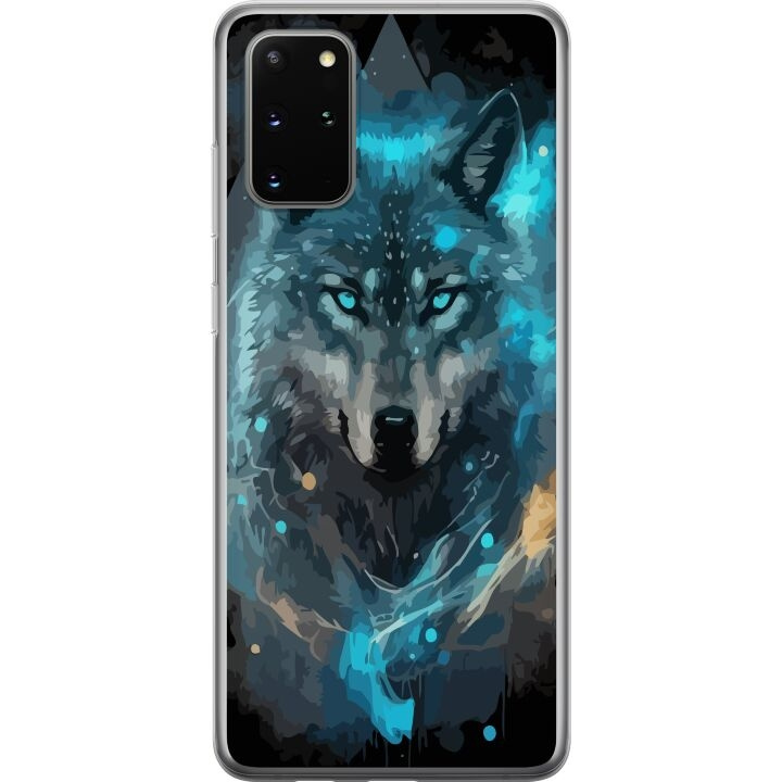 Mobilskal till Samsung Galaxy S20+ med Varg motiv i gruppen SMARTPHONE & SURFPLATTOR / Mobilskydd / Samsung hos TP E-commerce Nordic AB (A62176)