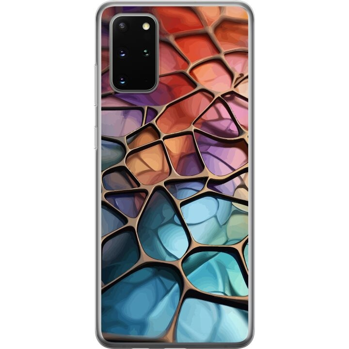 Mobilskal till Samsung Galaxy S20+ med Metalliskt mönster motiv i gruppen SMARTPHONE & SURFPLATTOR / Mobilskydd / Samsung hos TP E-commerce Nordic AB (A62181)