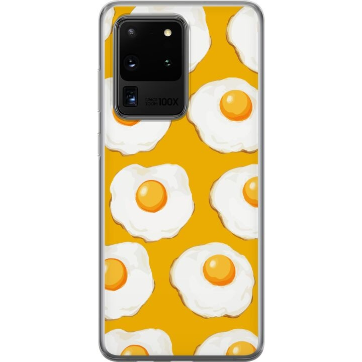Mobilskal till Samsung Galaxy S20 Ultra med Stekt ägg motiv i gruppen SMARTPHONE & SURFPLATTOR / Mobilskydd / Samsung hos TP E-commerce Nordic AB (A62227)