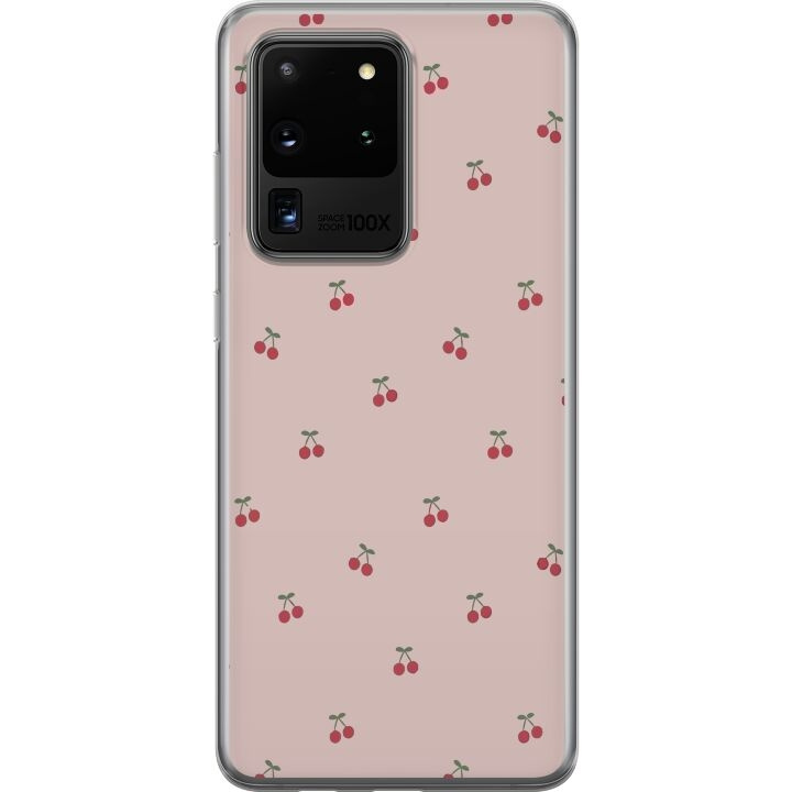 Mobilskal till Samsung Galaxy S20 Ultra med Körsbär motiv i gruppen SMARTPHONE & SURFPLATTOR / Mobilskydd / Samsung hos TP E-commerce Nordic AB (A62232)