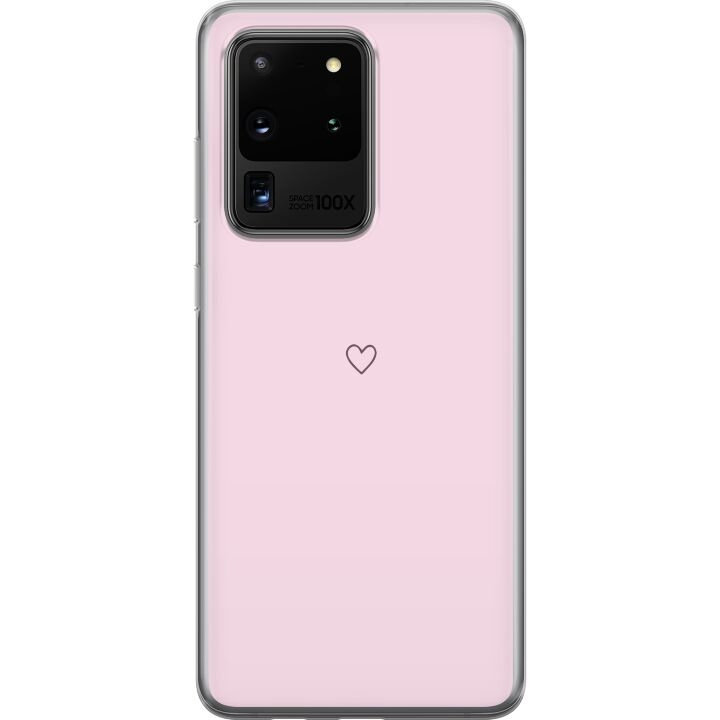 Mobilskal till Samsung Galaxy S20 Ultra med Hjärta motiv i gruppen SMARTPHONE & SURFPLATTOR / Mobilskydd / Samsung hos TP E-commerce Nordic AB (A62244)