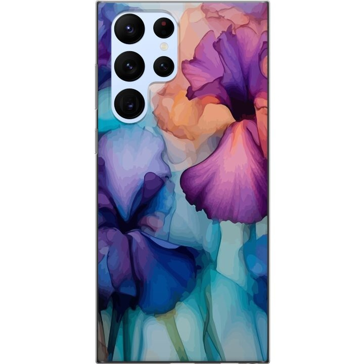 Mobilskal till Samsung Galaxy S22 Ultra 5G med Magiska blommor motiv i gruppen SMARTPHONE & SURFPLATTOR / Mobilskydd / Samsung hos TP E-commerce Nordic AB (A62606)