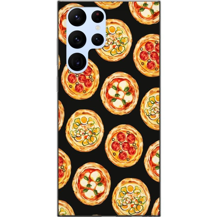 Mobilskal till Samsung Galaxy S22 Ultra 5G med Pizza motiv i gruppen SMARTPHONE & SURFPLATTOR / Mobilskydd / Samsung hos TP E-commerce Nordic AB (A62616)