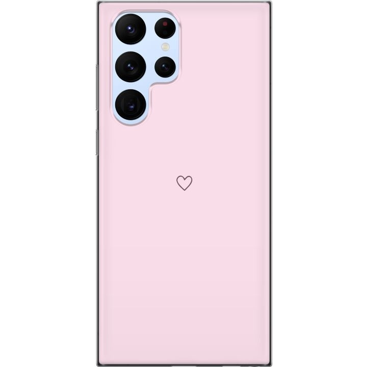 Mobilskal till Samsung Galaxy S22 Ultra 5G med Hjärta motiv i gruppen SMARTPHONE & SURFPLATTOR / Mobilskydd / Samsung hos TP E-commerce Nordic AB (A62622)