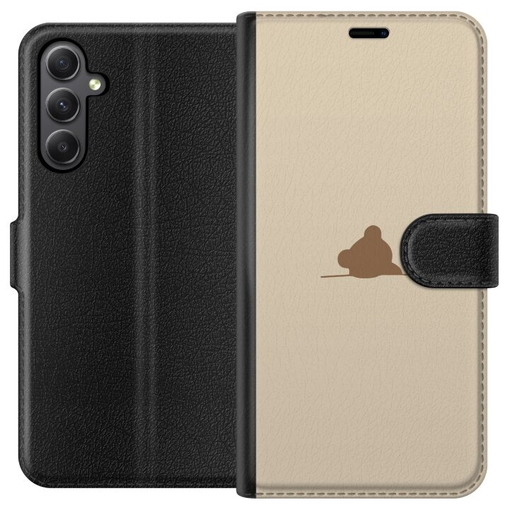 Plånboksfodral till Samsung Galaxy S23 FE med Nalle motiv i gruppen SMARTPHONE & SURFPLATTOR / Mobilskydd / Samsung hos TP E-commerce Nordic AB (A62704)