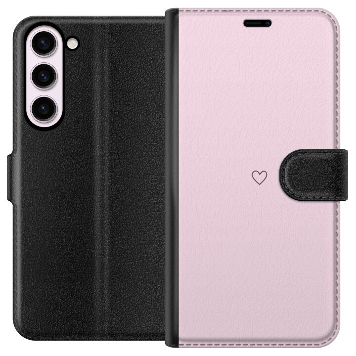 Plånboksfodral till Samsung Galaxy S23+ med Hjärta motiv i gruppen SMARTPHONE & SURFPLATTOR / Mobilskydd / Samsung hos TP E-commerce Nordic AB (A62757)