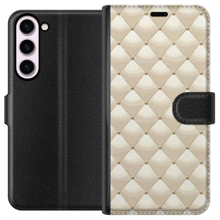 Plånboksfodral till Samsung Galaxy S23+ med Guldglans motiv i gruppen SMARTPHONE & SURFPLATTOR / Mobilskydd / Samsung hos TP E-commerce Nordic AB (A62764)