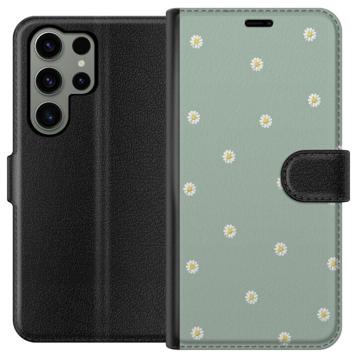 Plånboksfodral till Samsung Galaxy S23 Ultra med Prästkragar motiv i gruppen SMARTPHONE & SURFPLATTOR / Mobilskydd / Samsung hos TP E-commerce Nordic AB (A62796)