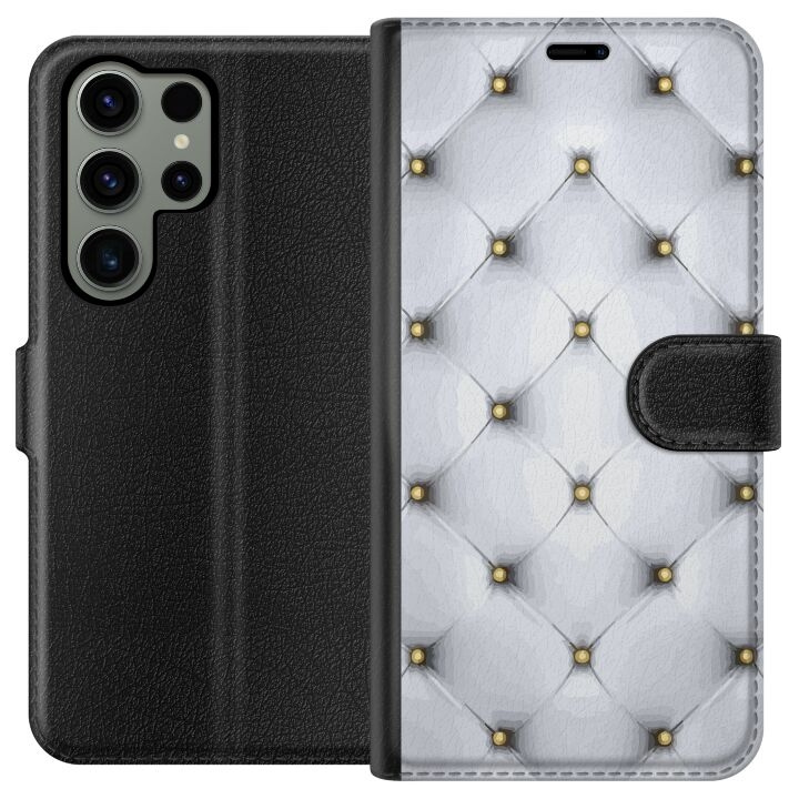 Plånboksfodral till Samsung Galaxy S23 Ultra med Lyxigt motiv i gruppen SMARTPHONE & SURFPLATTOR / Mobilskydd / Samsung hos TP E-commerce Nordic AB (A62806)