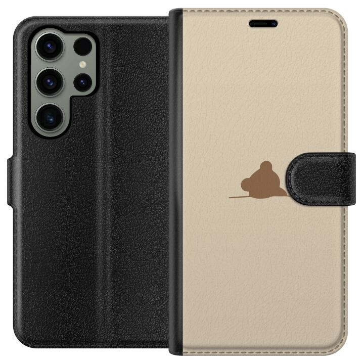 Plånboksfodral till Samsung Galaxy S23 Ultra med Nalle motiv i gruppen SMARTPHONE & SURFPLATTOR / Mobilskydd / Samsung hos TP E-commerce Nordic AB (A62812)