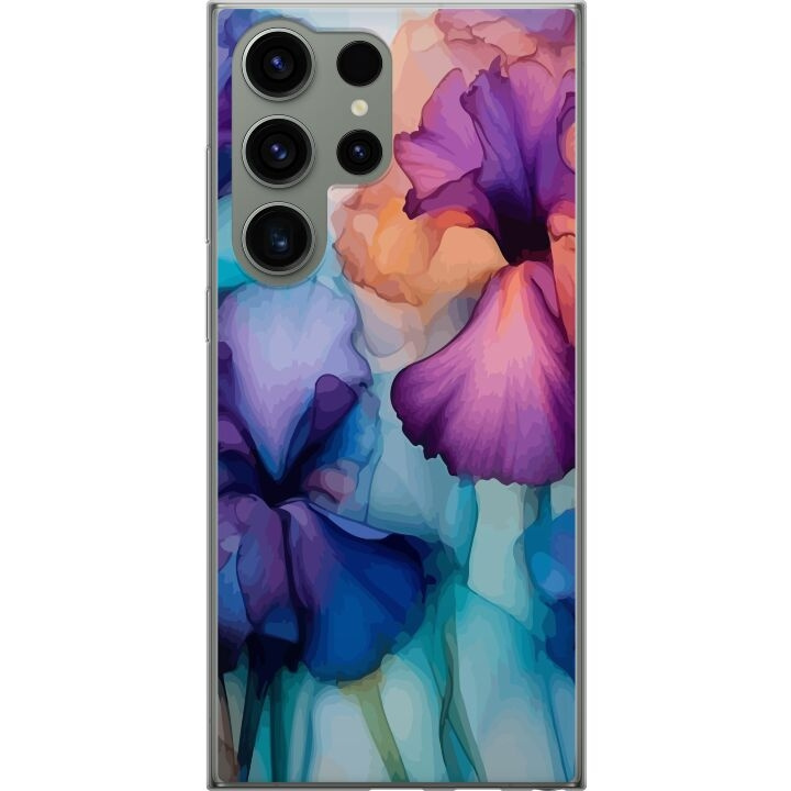 Mobilskal till Samsung Galaxy S23 Ultra med Magiska blommor motiv i gruppen SMARTPHONE & SURFPLATTOR / Mobilskydd / Samsung hos TP E-commerce Nordic AB (A62822)