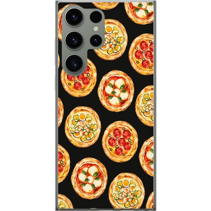 Mobilskal till Samsung Galaxy S23 Ultra med Pizza motiv i gruppen SMARTPHONE & SURFPLATTOR / Mobilskydd / Samsung hos TP E-commerce Nordic AB (A62832)