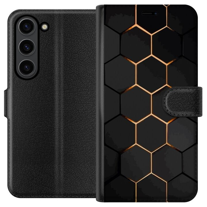 Plånboksfodral till Samsung Galaxy S24+ med Lyxigt Mönster motiv i gruppen SMARTPHONE & SURFPLATTOR / Mobilskydd / Samsung hos TP E-commerce Nordic AB (A62925)