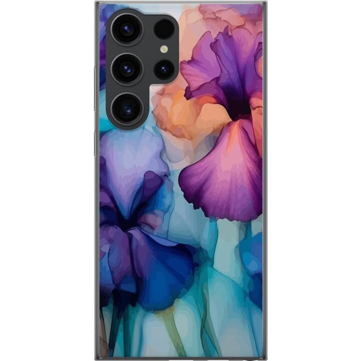 Mobilskal till Samsung Galaxy S24 Ultra med Magiska blommor motiv i gruppen SMARTPHONE & SURFPLATTOR / Mobilskydd / Samsung hos TP E-commerce Nordic AB (A62984)