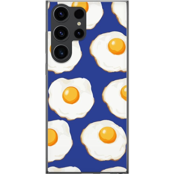 Mobilskal till Samsung Galaxy S24 Ultra med Stekta ägg motiv i gruppen SMARTPHONE & SURFPLATTOR / Mobilskydd / Samsung hos TP E-commerce Nordic AB (A62987)