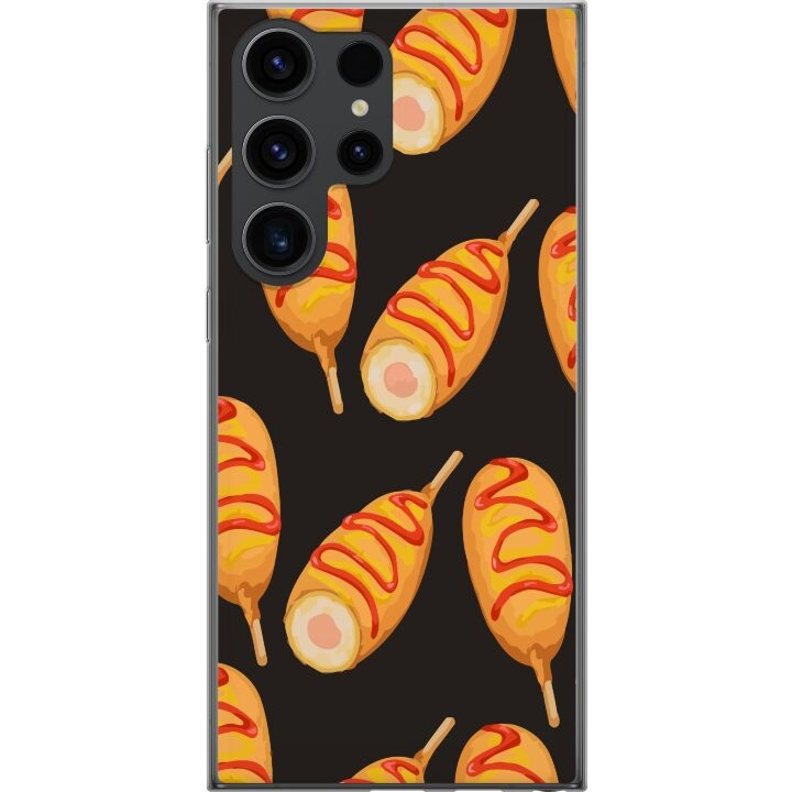 Mobilskal till Samsung Galaxy S24 Ultra med Kycklingklubba motiv i gruppen SMARTPHONE & SURFPLATTOR / Mobilskydd / Samsung hos TP E-commerce Nordic AB (A62990)