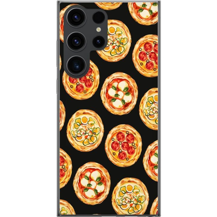 Mobilskal till Samsung Galaxy S24 Ultra med Pizza motiv i gruppen SMARTPHONE & SURFPLATTOR / Mobilskydd / Samsung hos TP E-commerce Nordic AB (A62994)