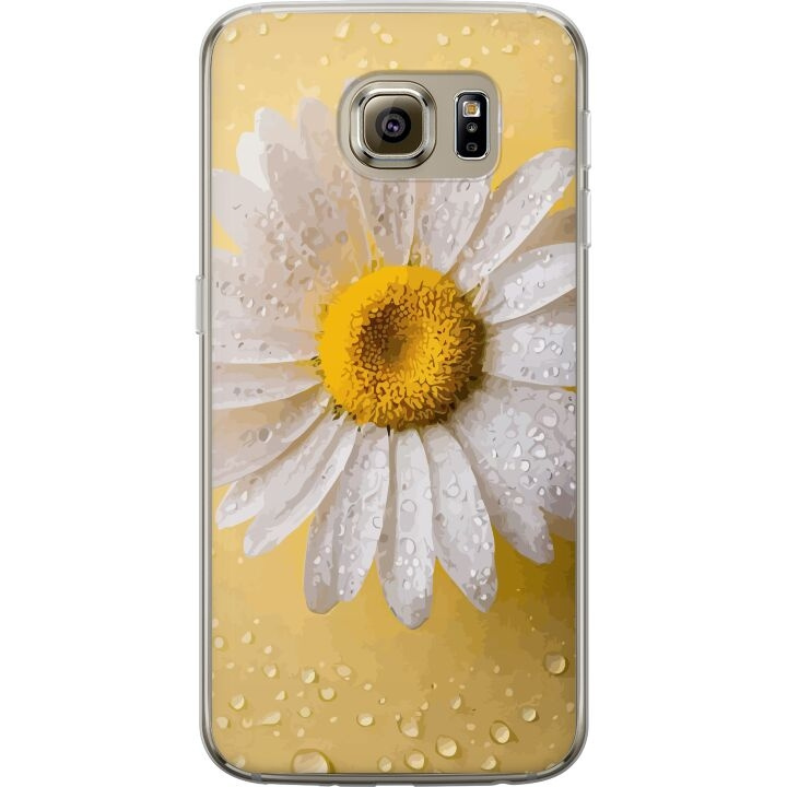 Mobilskal till Samsung Galaxy S6 med Porslinsblomma motiv i gruppen SMARTPHONE & SURFPLATTOR / Mobilskydd / Samsung hos TP E-commerce Nordic AB (A63008)