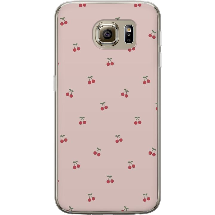 Mobilskal till Samsung Galaxy S6 med Körsbär motiv i gruppen SMARTPHONE & SURFPLATTOR / Mobilskydd / Samsung hos TP E-commerce Nordic AB (A63015)