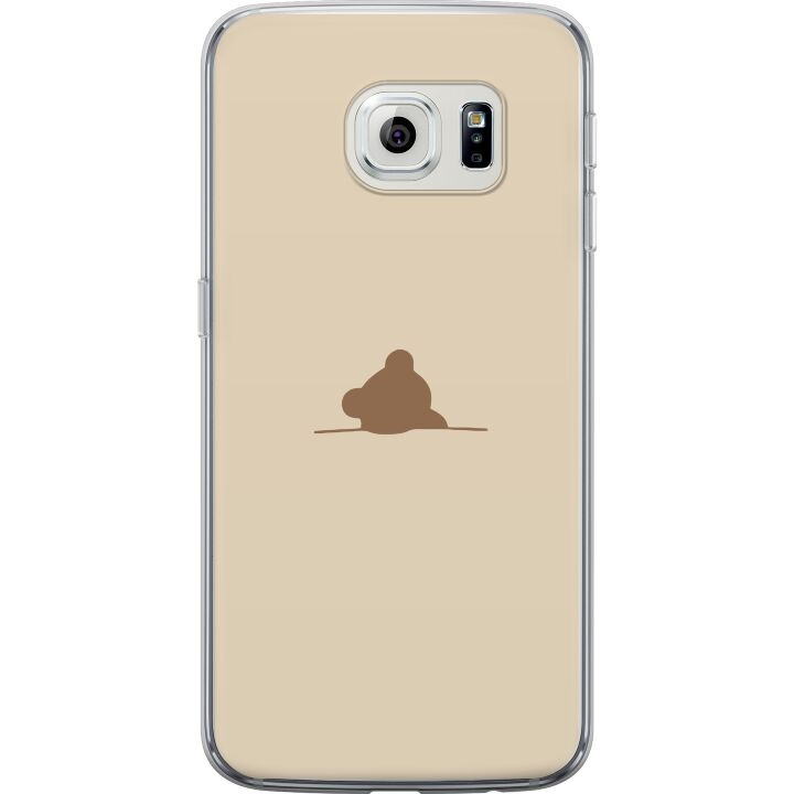 Mobilskal till Samsung Galaxy S6 edge med Nalle motiv i gruppen SMARTPHONE & SURFPLATTOR / Mobilskydd / Samsung hos TP E-commerce Nordic AB (A63055)