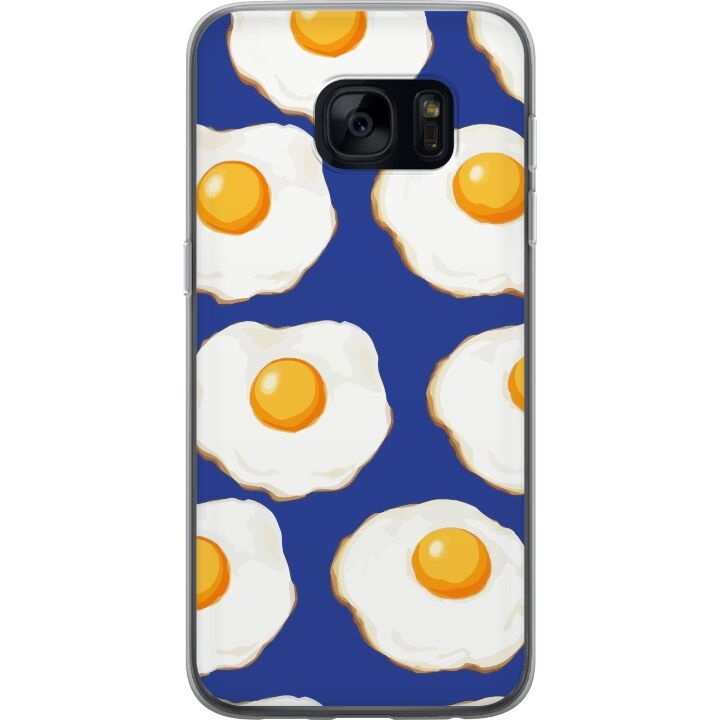 Mobilskal till Samsung Galaxy S7 med Stekta ägg motiv i gruppen SMARTPHONE & SURFPLATTOR / Mobilskydd / Samsung hos TP E-commerce Nordic AB (A63095)