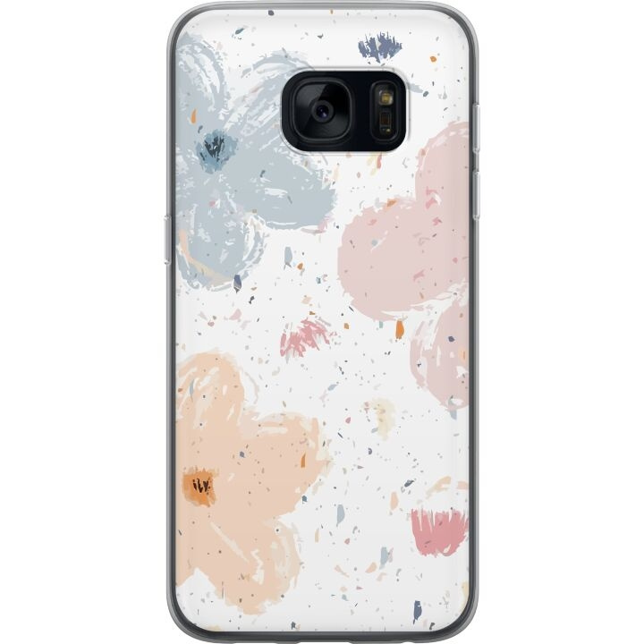 Mobilskal till Samsung Galaxy S7 med Blommor motiv i gruppen SMARTPHONE & SURFPLATTOR / Mobilskydd / Samsung hos TP E-commerce Nordic AB (A63101)