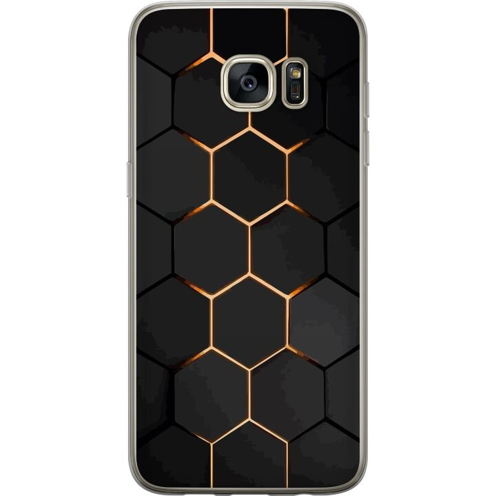 Mobilskal till Samsung Galaxy S7 edge med Lyxigt Mönster motiv i gruppen SMARTPHONE & SURFPLATTOR / Mobilskydd / Samsung hos TP E-commerce Nordic AB (A63141)