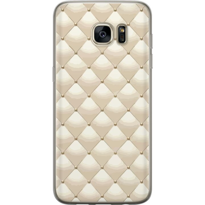 Mobilskal till Samsung Galaxy S7 edge med Guldglans motiv i gruppen SMARTPHONE & SURFPLATTOR / Mobilskydd / Samsung hos TP E-commerce Nordic AB (A63142)