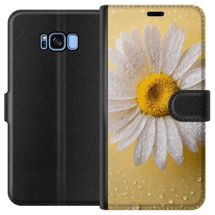 Plånboksfodral till Samsung Galaxy S8 med Porslinsblomma motiv i gruppen SMARTPHONE & SURFPLATTOR / Mobilskydd / Samsung hos TP E-commerce Nordic AB (A63143)