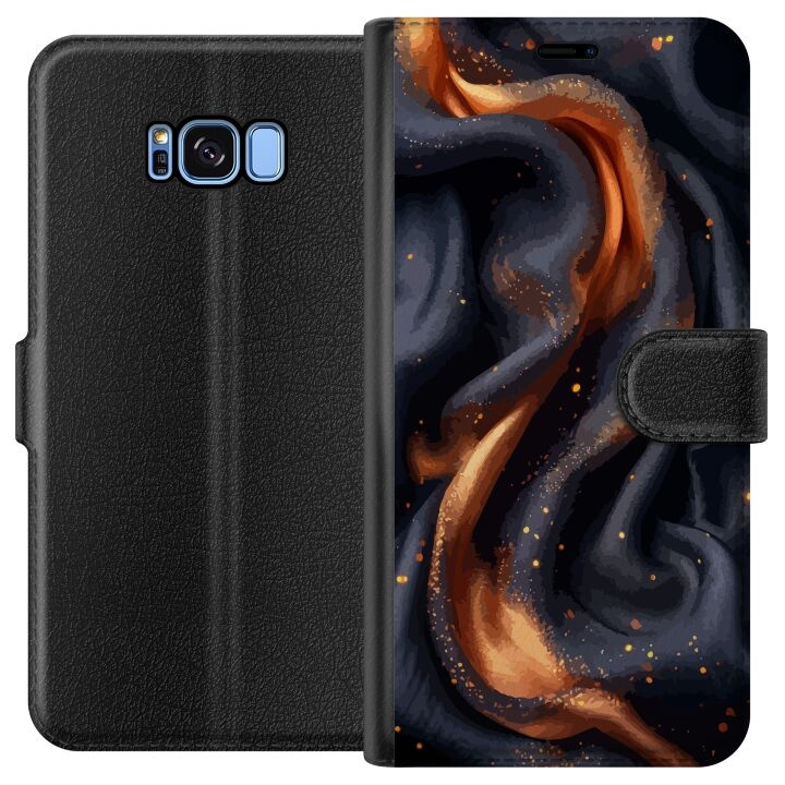 Plånboksfodral till Samsung Galaxy S8 med Eldigt silke motiv i gruppen SMARTPHONE & SURFPLATTOR / Mobilskydd / Samsung hos TP E-commerce Nordic AB (A63144)