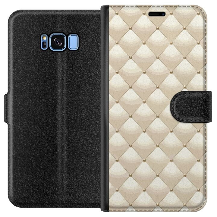 Plånboksfodral till Samsung Galaxy S8 med Guldglans motiv i gruppen SMARTPHONE & SURFPLATTOR / Mobilskydd / Samsung hos TP E-commerce Nordic AB (A63169)