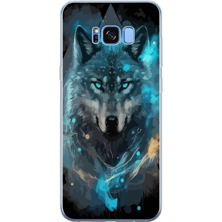 Mobilskal till Samsung Galaxy S8 med Varg motiv i gruppen SMARTPHONE & SURFPLATTOR / Mobilskydd / Samsung hos TP E-commerce Nordic AB (A63175)