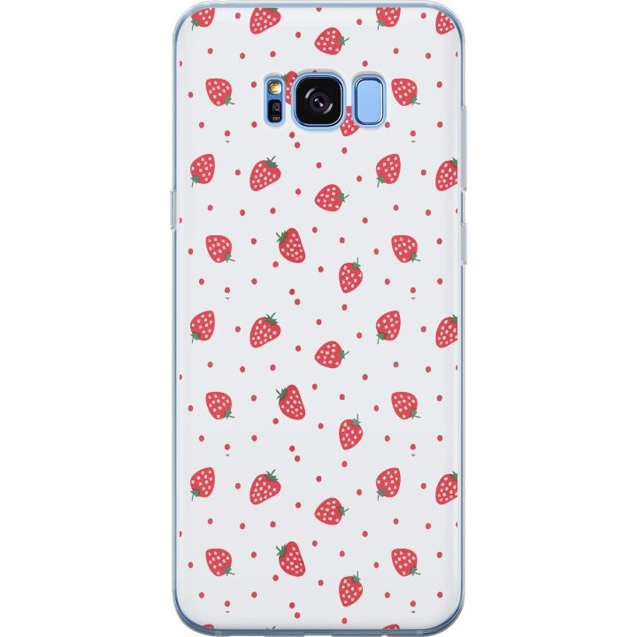 Mobilskal till Samsung Galaxy S8 med Jordgubbar motiv i gruppen SMARTPHONE & SURFPLATTOR / Mobilskydd / Samsung hos TP E-commerce Nordic AB (A63187)