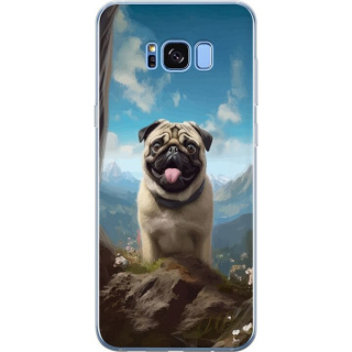 Mobilskal till Samsung Galaxy S8 med Glad Hund motiv