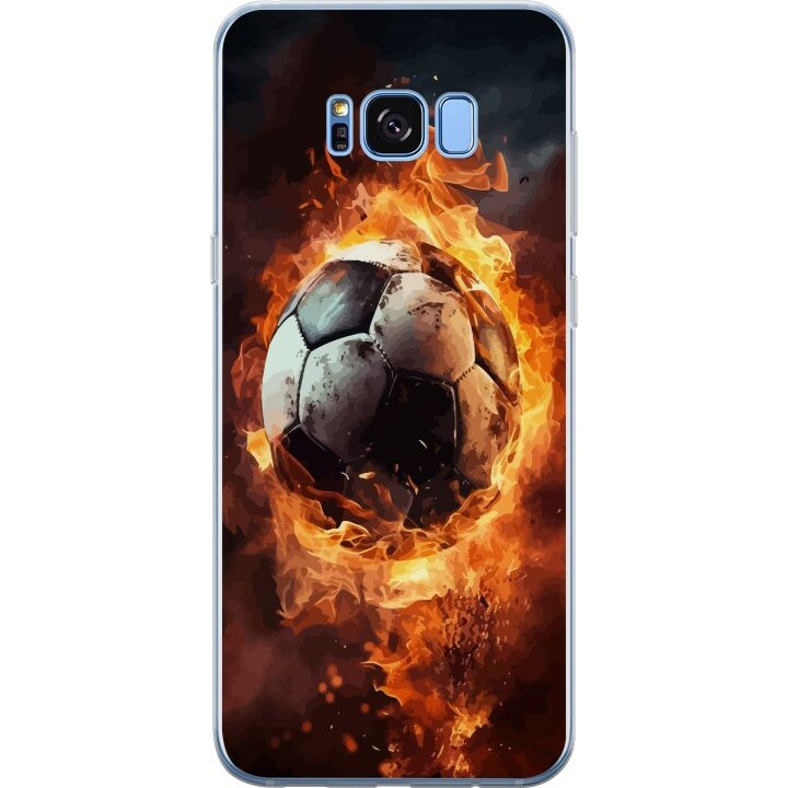 Mobilskal till Samsung Galaxy S8 med Fotboll motiv i gruppen SMARTPHONE & SURFPLATTOR / Mobilskydd / Samsung hos TP E-commerce Nordic AB (A63191)