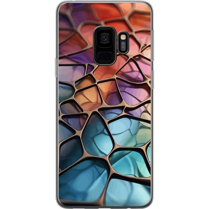 Mobilskal till Samsung Galaxy S9 med Metalliskt mönster motiv i gruppen SMARTPHONE & SURFPLATTOR / Mobilskydd / Samsung hos TP E-commerce Nordic AB (A63261)