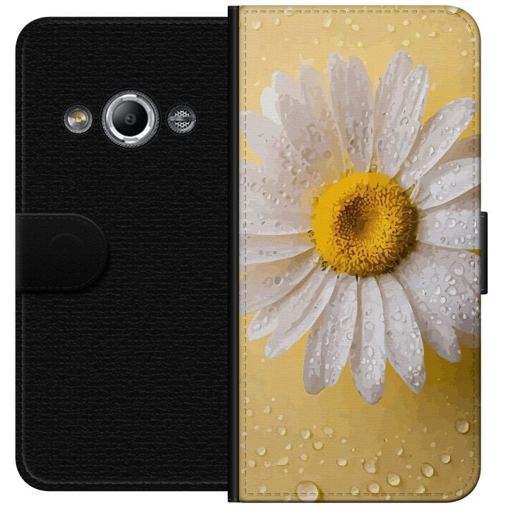 Plånboksfodral till Samsung Galaxy Xcover 3 med Porslinsblomma motiv i gruppen SMARTPHONE & SURFPLATTOR / Mobilskydd / Samsung hos TP E-commerce Nordic AB (A63332)
