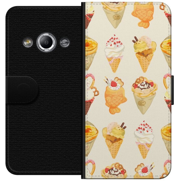 Plånboksfodral till Samsung Galaxy Xcover 3 med Glassigt motiv i gruppen SMARTPHONE & SURFPLATTOR / Mobilskydd / Samsung hos TP E-commerce Nordic AB (A63343)