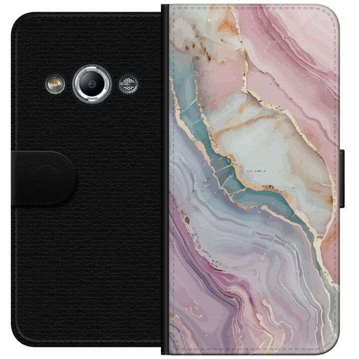 Plånboksfodral till Samsung Galaxy Xcover 3 med Marmor motiv i gruppen SMARTPHONE & SURFPLATTOR / Mobilskydd / Samsung hos TP E-commerce Nordic AB (A63354)