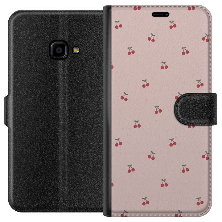 Plånboksfodral till Samsung Galaxy Xcover 4 med Körsbär motiv i gruppen SMARTPHONE & SURFPLATTOR / Mobilskydd / Samsung hos TP E-commerce Nordic AB (A63366)