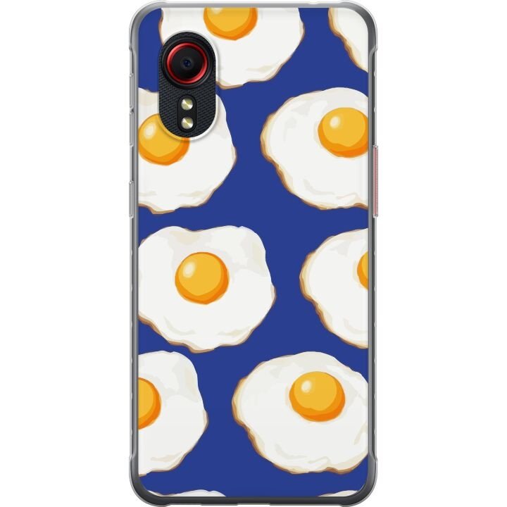 Mobilskal till Samsung Galaxy Xcover 5 med Stekta ägg motiv i gruppen SMARTPHONE & SURFPLATTOR / Mobilskydd / Samsung hos TP E-commerce Nordic AB (A63446)