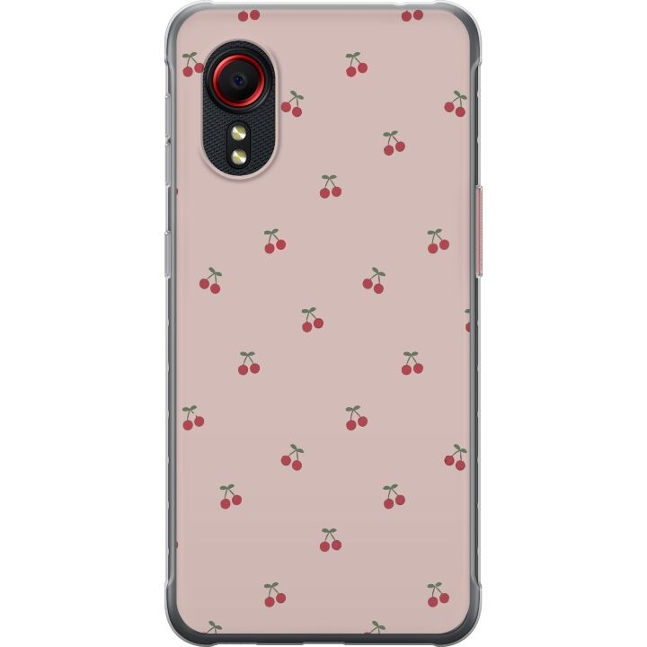 Mobilskal till Samsung Galaxy Xcover 5 med Körsbär motiv i gruppen SMARTPHONE & SURFPLATTOR / Mobilskydd / Samsung hos TP E-commerce Nordic AB (A63447)