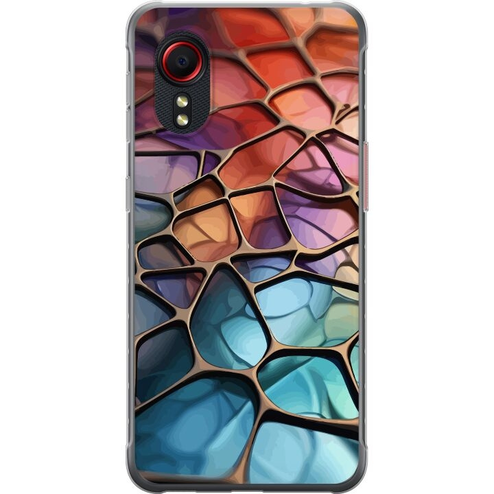 Mobilskal till Samsung Galaxy Xcover 5 med Metalliskt mönster motiv i gruppen SMARTPHONE & SURFPLATTOR / Mobilskydd / Samsung hos TP E-commerce Nordic AB (A63450)