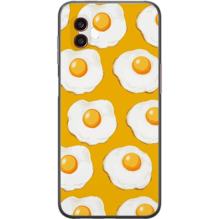 Mobilskal till Samsung Galaxy Xcover6 Pro med Stekt ägg motiv i gruppen SMARTPHONE & SURFPLATTOR / Mobilskydd / Samsung hos TP E-commerce Nordic AB (A63469)