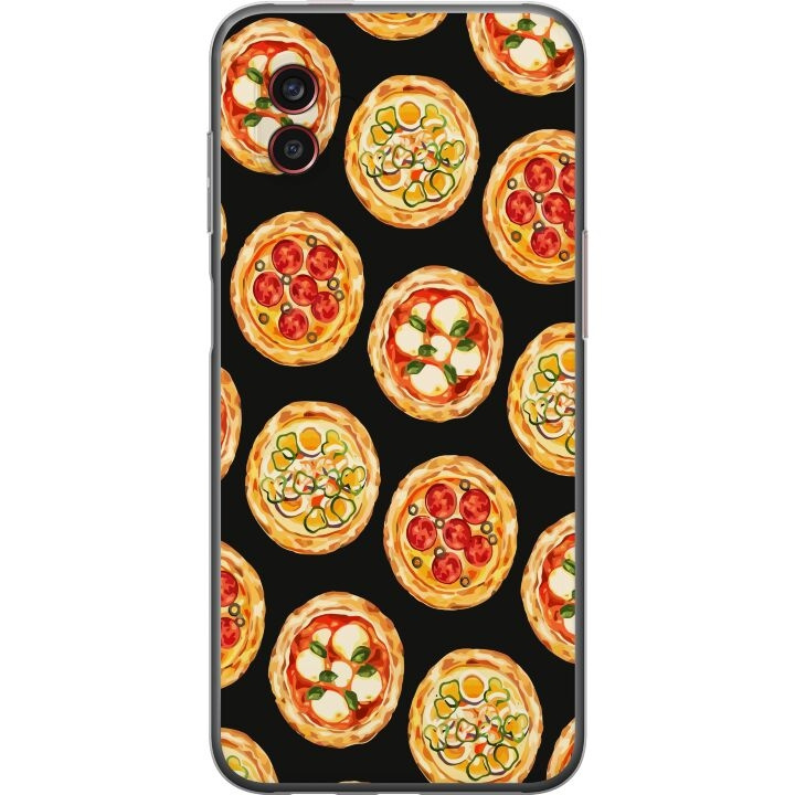 Mobilskal till Samsung Galaxy Xcover6 Pro med Pizza motiv i gruppen SMARTPHONE & SURFPLATTOR / Mobilskydd / Samsung hos TP E-commerce Nordic AB (A63480)