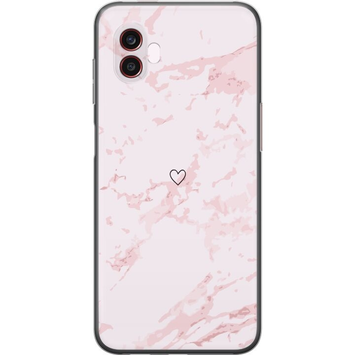 Mobilskal till Samsung Galaxy Xcover6 Pro med Rosa Hjärta motiv i gruppen SMARTPHONE & SURFPLATTOR / Mobilskydd / Samsung hos TP E-commerce Nordic AB (A63490)