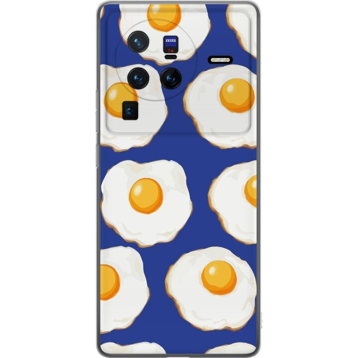 Mobilskal till vivo X80 Pro med Stekta ägg motiv i gruppen SMARTPHONE & SURFPLATTOR / Mobilskydd / vivo hos TP E-commerce Nordic AB (A63689)
